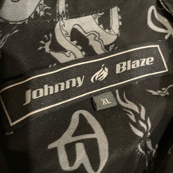 Vintage 90s/Y2K Johnny Blaze Graphic Shirt - Picture 6 of 6